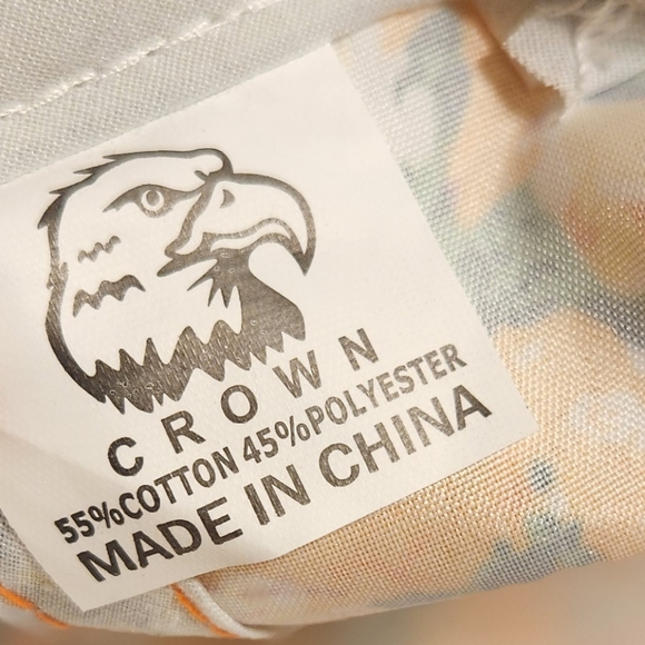 Floral Crown Snapback Hat Blank - Picture 2 of 4